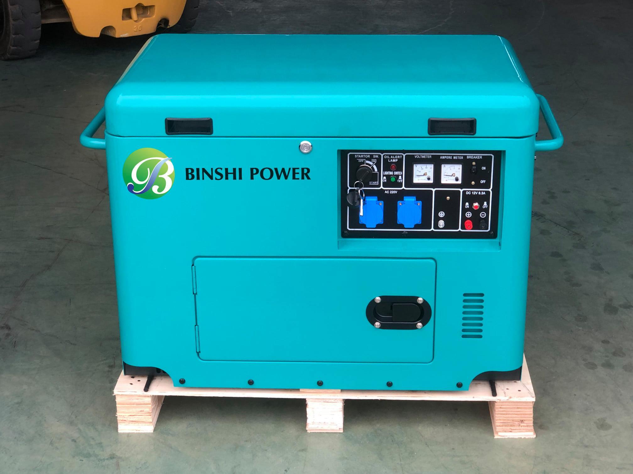 2-15kw small silent diesel generator set